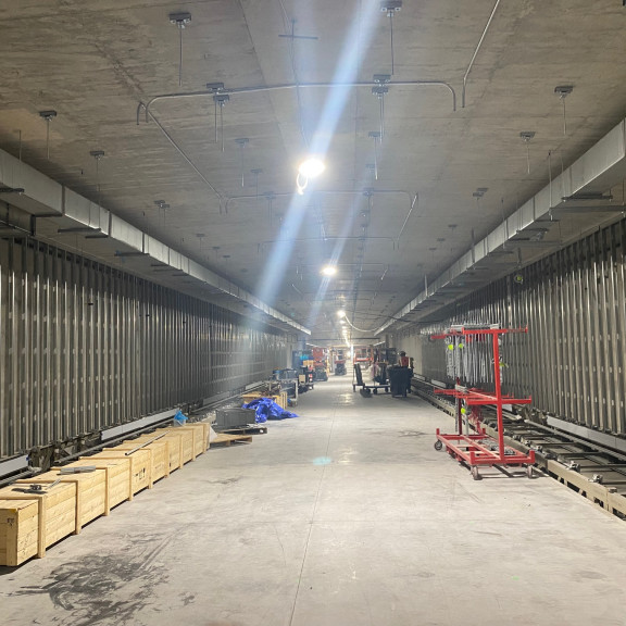 Tunnel duct work and framing August 31 2022