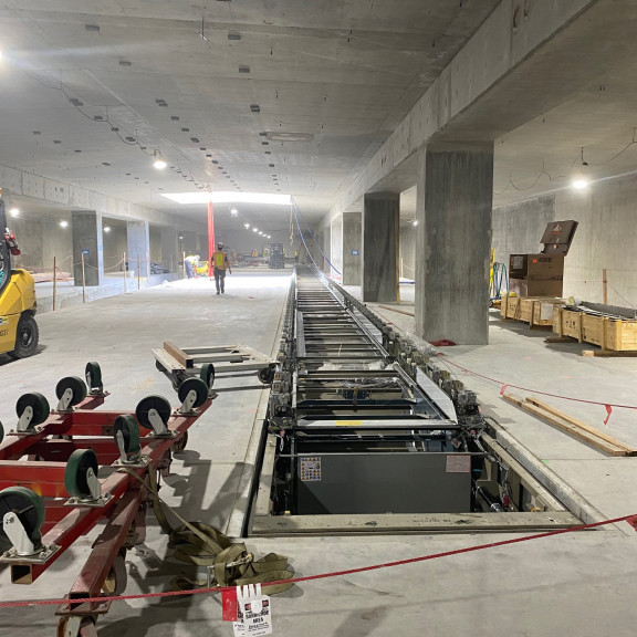 Tunnel moving walkway June 29 2022