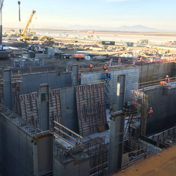 West tunnel tie in Dec 2017